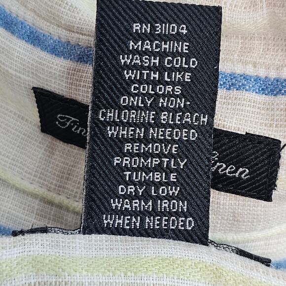 W.H. Belk Linen Shirt Womens Extra Large Button Up Classiccore Minimalist Ladies - Picture 5 of 5